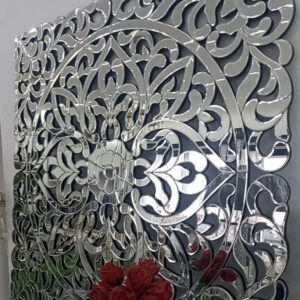 Lustro dekoracyjne Glamour Exclusive Premium 120x120 Panel lustrzany